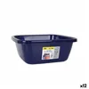 Washing-up Bowl Dem Eco Blue Squared 6 L 29 x 29 x 12 cm (12 Units)