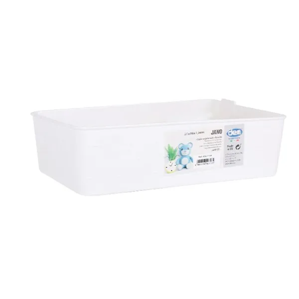 Drawer Organizer Dem White 27 x 18 x 7,5 cm (24 Units)