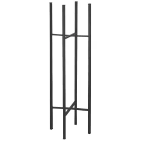 Standing Flower Stand Springos GA0196, 74 cm, Black, Modern Loft Style