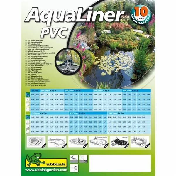 Pond Liner Ubbink AquaLiner PVC 0,5 mm 2 x 3 m