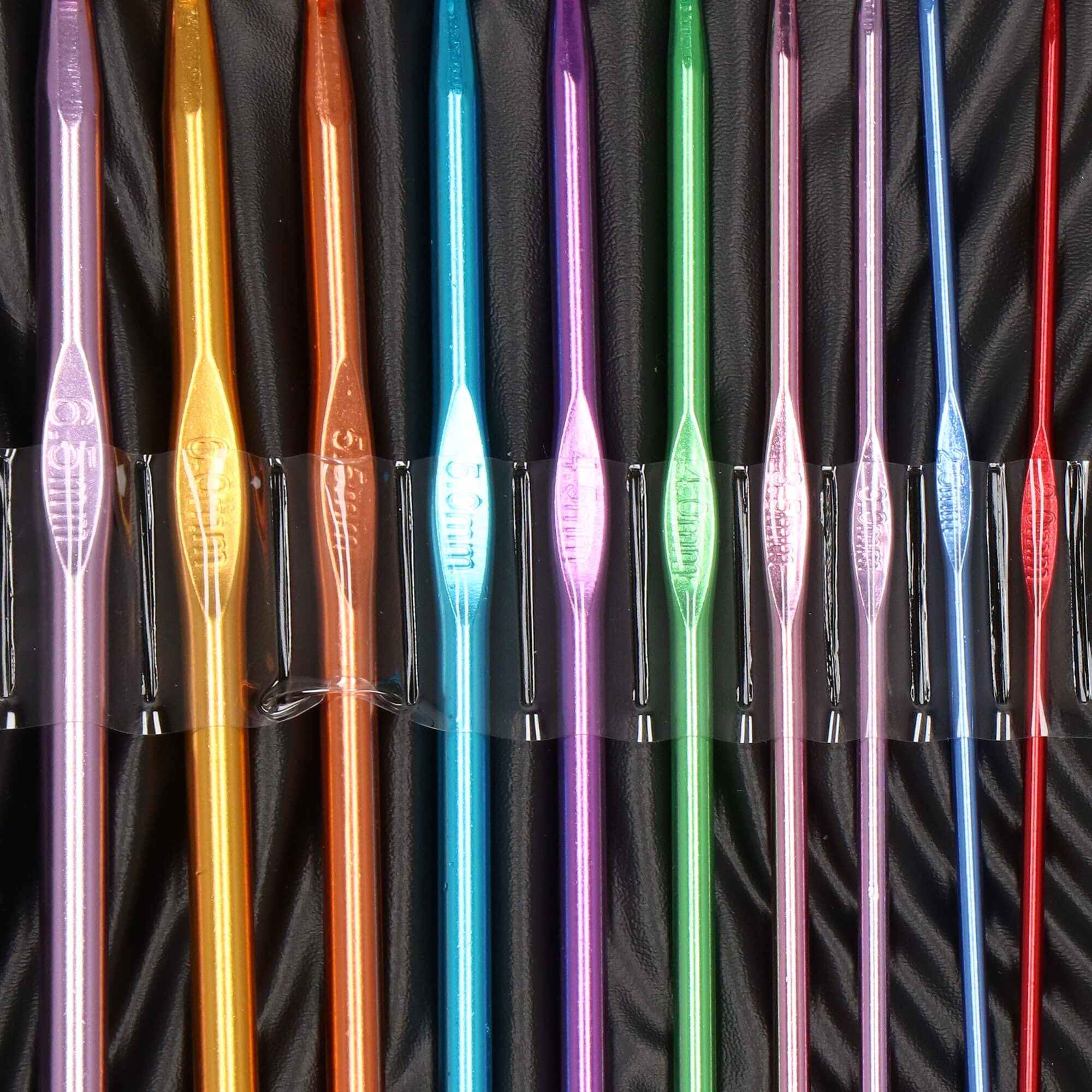 Crochet kit Springos HA7237, 100 pieces, crochet hooks 0.6–6.5 mm with accessories