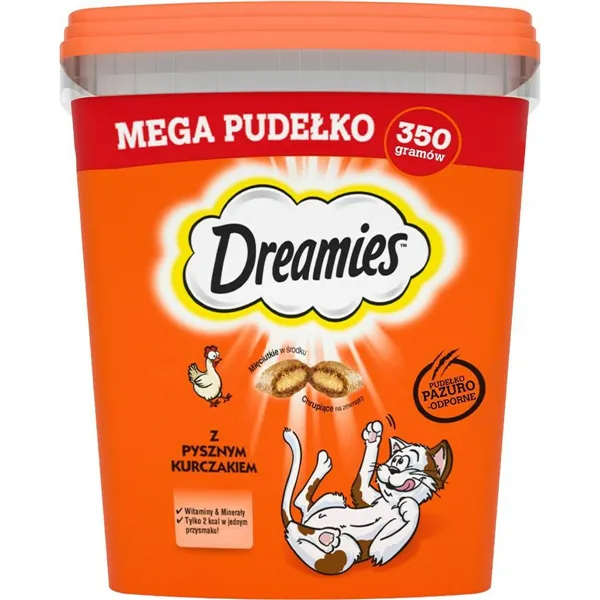 Snack for Cats Dreamies Mega 2 x 350 g Chicken Cheese 350 g