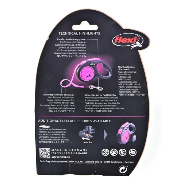 Dog Lead Flexi S 5 m Pink