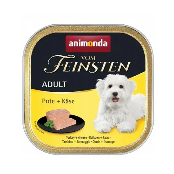 Wet food Animonda  Vom Feinsten Cheese Turkey 150 g