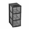 Organiser Mondex Mini Empire A5 Black Plastic 19 x 26 x 46 cm 3 drawers