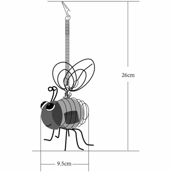 Lighting decoration Galix Bee Solar light 11 x 10 x 14 cm