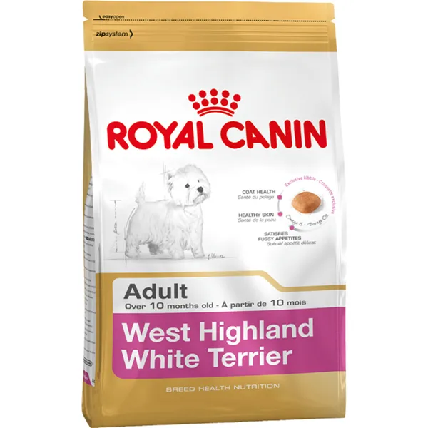 Fodder Royal Canin West Highland White Terrier Adult Adult Corn Birds 3 Kg