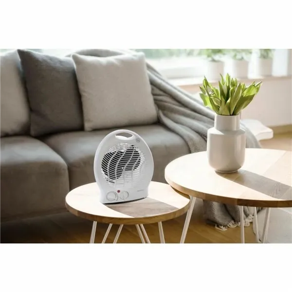 Portable Fan Heater Oceanic White 2000 W