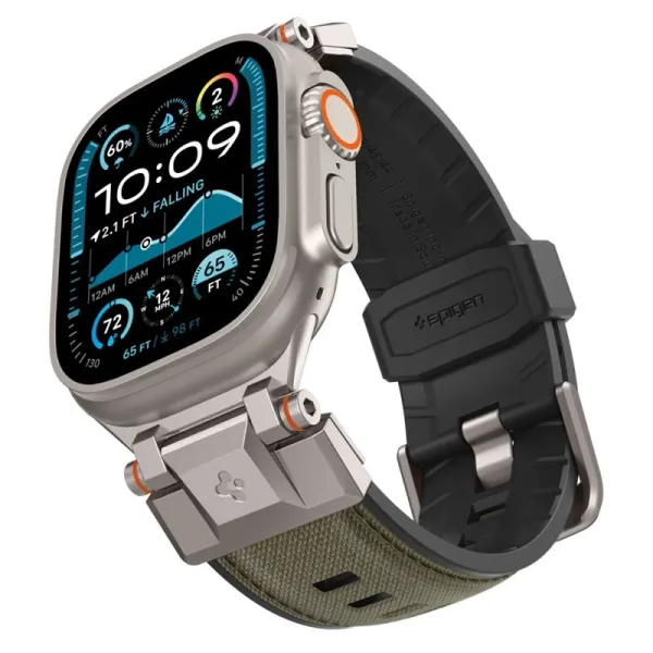 Spigen DuraPro Armor - Band for Apple Watch 44/45/46/49 mm (Military Green)