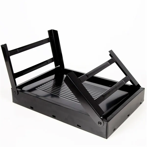 Barbecue Portable Aktive Rectangular Black 50 x 23 x 30 cm (2 Units)