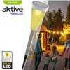 Solar garden lights Aktive Plastic 6,7 x 39 x 6,7 cm (24 Units)