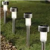 Solar garden lights Aktive Plastic 5,5 x 36 x 5,5 cm (24 Units)