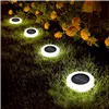 Set of solar garden lights Aktive 4 Pieces ABS 10,5 x 12,5 x 10,5 cm (6 Units)