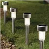 Set of solar garden lights Aktive 6 Pieces Plastic 5,5 x 36 x 5,5 cm (6 Units)