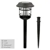 Set of solar garden lights Aktive 2 Pieces Stainless steel Plastic 13 x 55 x 13 cm (4 Units)