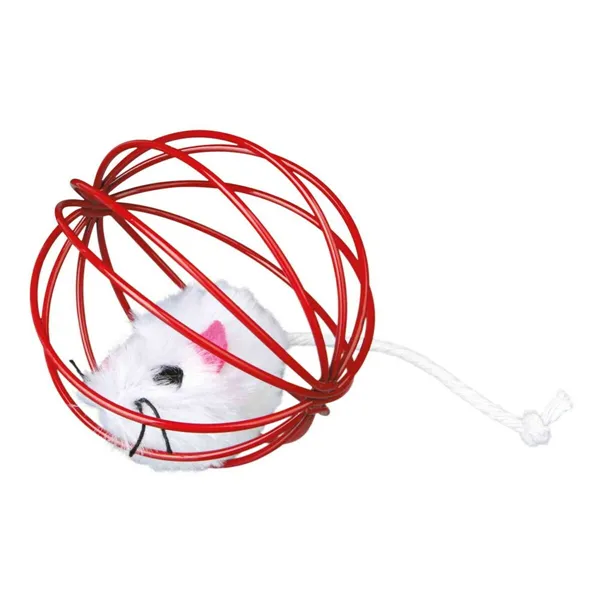 Toys Trixie Mouse in a Wire Ball Multicolour Polyester