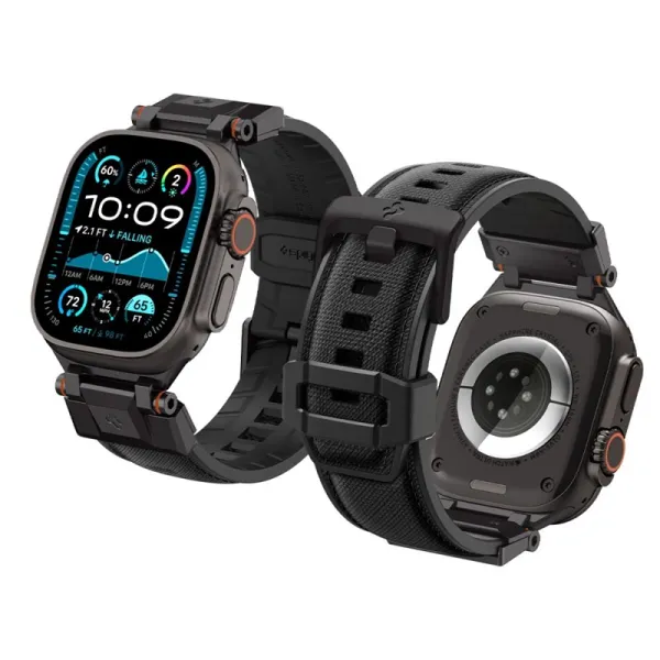 Spigen DuraPro Armor - Band for Apple Watch 44/45/46/49 mm (Black Edition)