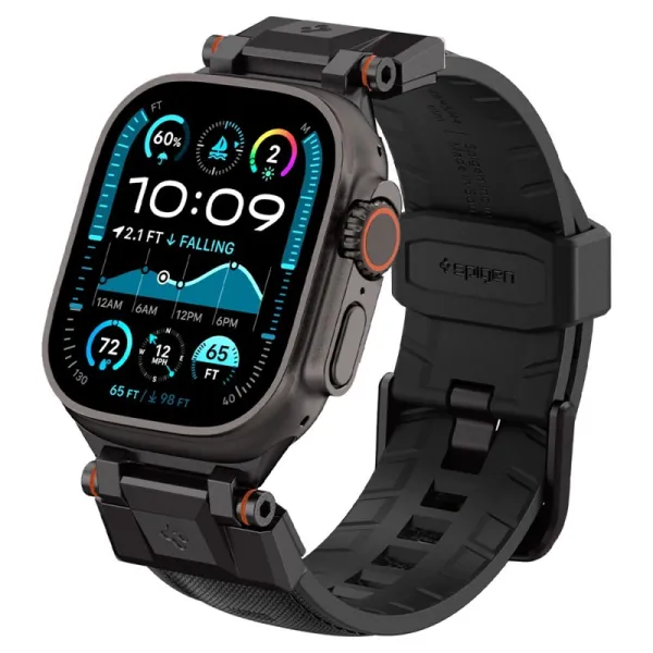 Spigen DuraPro Armor - Band for Apple Watch 44/45/46/49 mm (Black Edition)