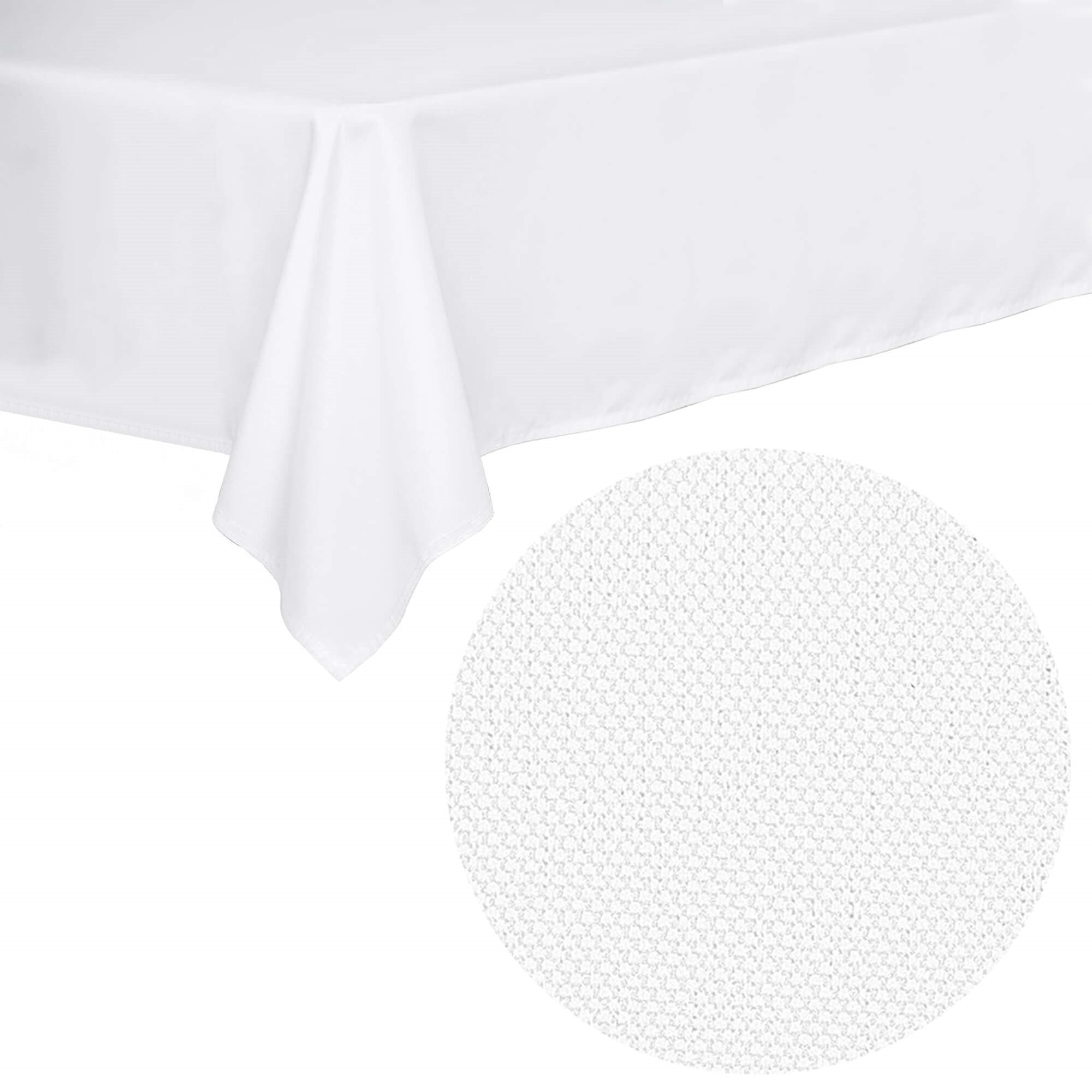 Tablecloth Springos CA1223 white 140x220cm