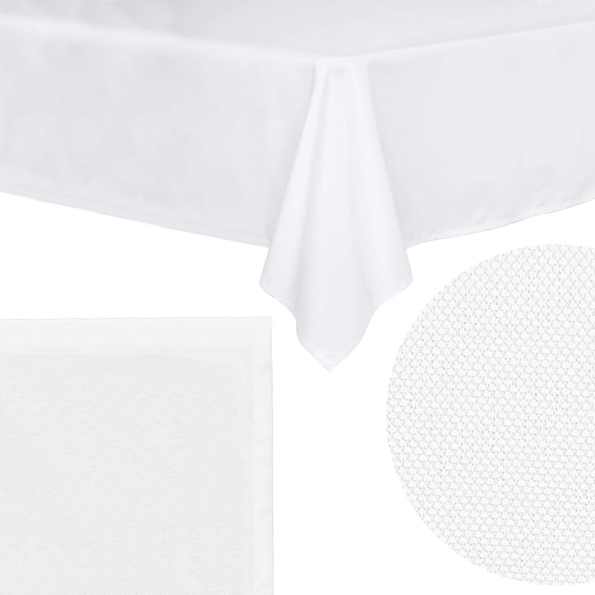 Tablecloth Springos CA1223 white 140x220cm