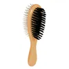 Brush Trixie Cat Double Brown Black Wood