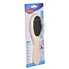 Brush Trixie Cat Double Brown Black Wood