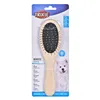 Brush Trixie Cat Double Brown Black Wood