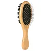 Brush Trixie Cat Double Brown Black Wood