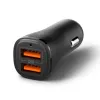 Spigen Essential EV302 - Car Charger 2x USB-A 30W (Black)