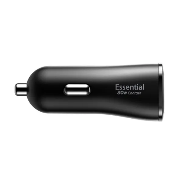Spigen Essential EV302 - Car Charger 2x USB-A 30W (Black)