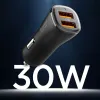 Spigen Essential EV302 - Car Charger 2x USB-A 30W (Black)