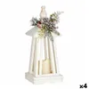 LED Lantern White 16 x 40 x 16 cm (4 Units)