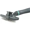 Dog Brush Zolux Anah Medium Retractable Turquoise Black/Blue