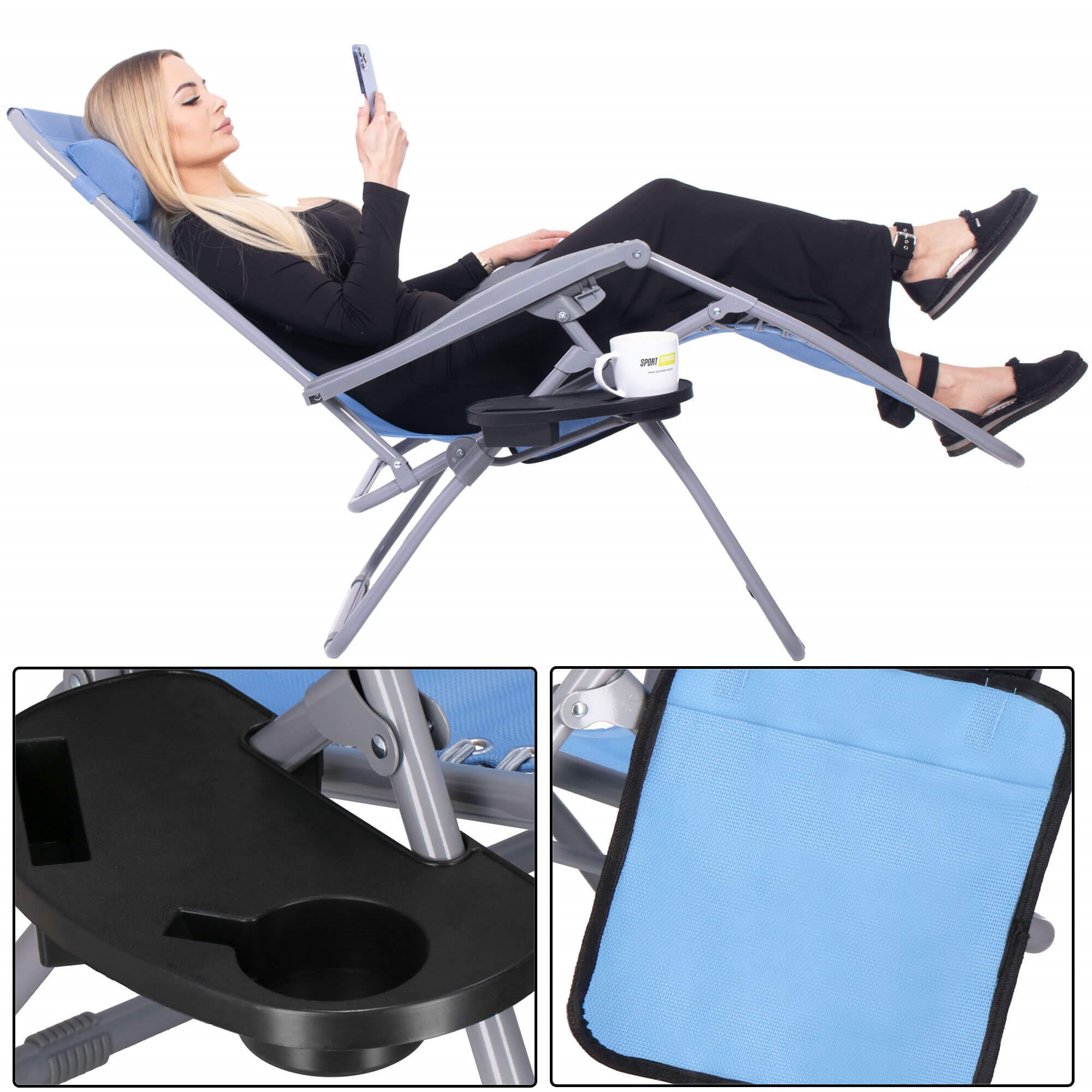 Folding chair Springos GC0059