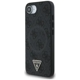 Guess 4G Ring Triangle Logo MagSafe - Case for iPhone 16e (black)