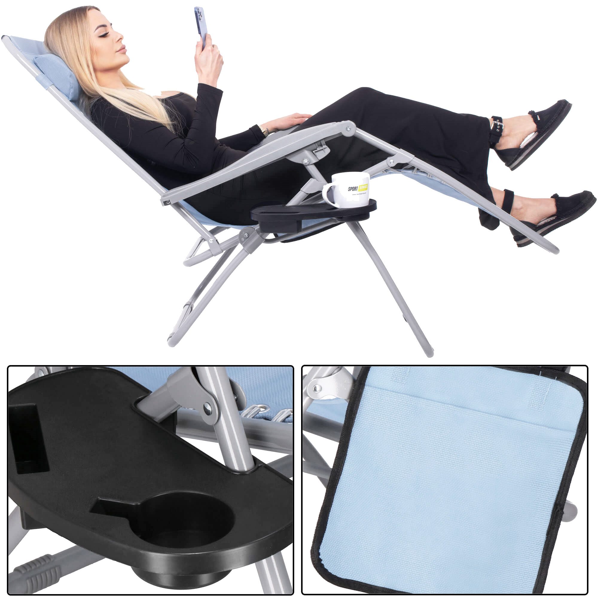Folding chair Springos GC0058