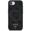 Guess 4G Ring Triangle Logo MagSafe - Case for iPhone 16e (black)
