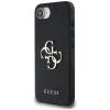 Guess Grained Big 4G Logo Small Classic Logo - Case for iPhone 16e (black)