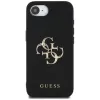 Guess Grained Big 4G Logo Small Classic Logo - Case for iPhone 16e (black)