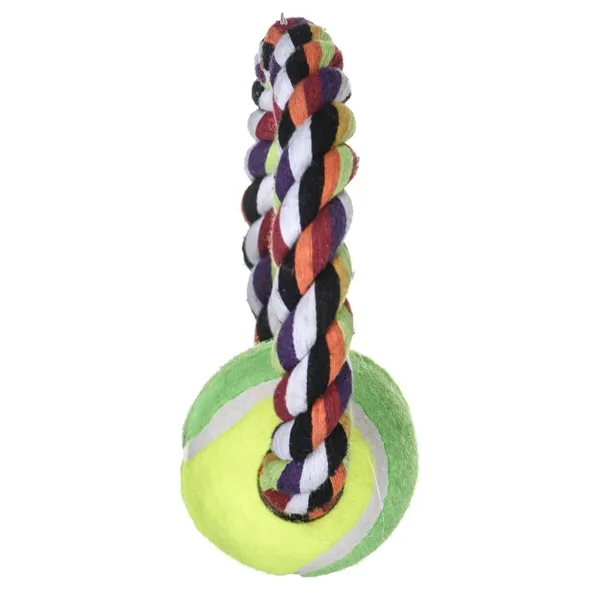 Dog toy Trixie Tennis Multicolour Polyester Cotton