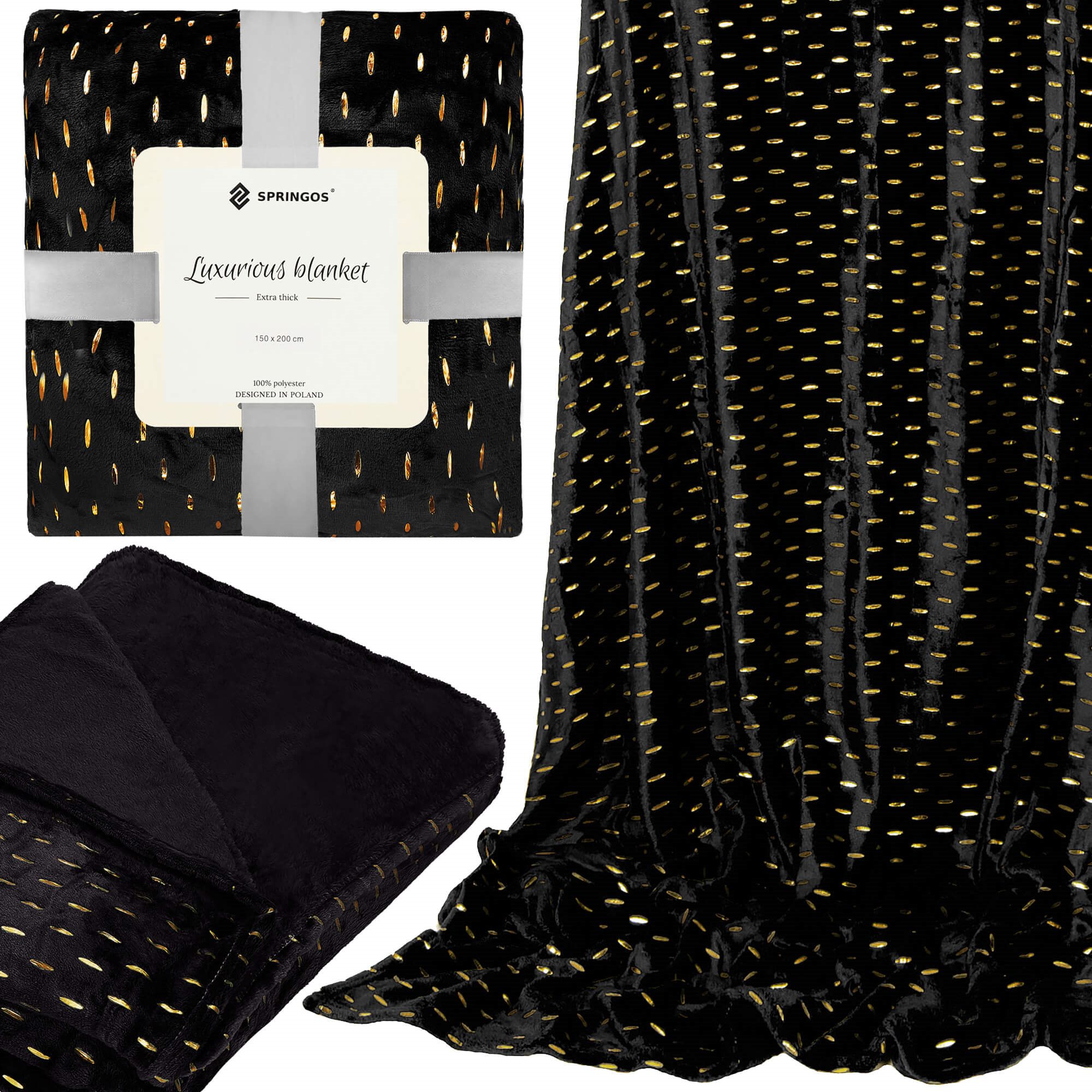 Blanket Springos HA7303 150 x 200 cm | Buy online — Megaluks