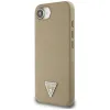 Guess Grained Triangle MagSafe - Case for iPhone 16e (brown)