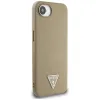Guess Grained Triangle MagSafe - Case for iPhone 16e (brown)