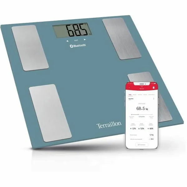 Intelligent Scales Terraillon Smart Connect App Bluetooth 160 kg Blue