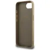 Guess Grained Triangle MagSafe - Case for iPhone 16e (brown)