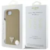 Guess Grained Triangle MagSafe - Case for iPhone 16e (brown)