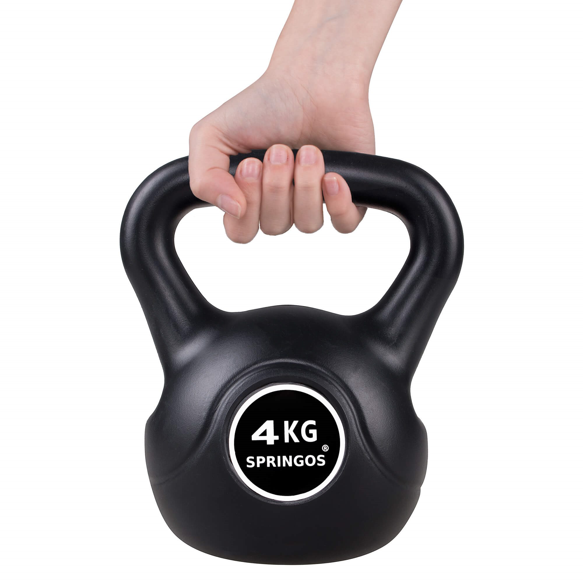 Kettlebell Springos FA1001, 4 kg, ABS