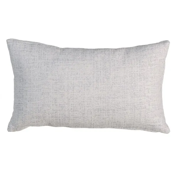 Cushion Polyester Cotton Grey 50 x 30 cm