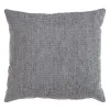 Cushion Polyester Cotton Grey 45 x 45 cm