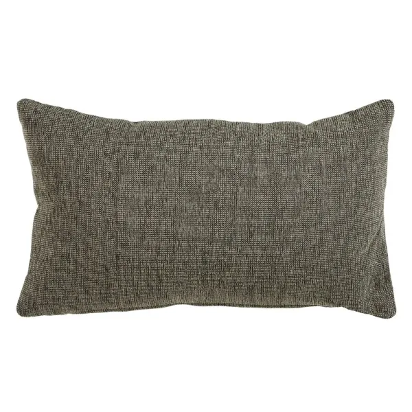 Cushion Polyester Cotton Grey 50 x 30 cm